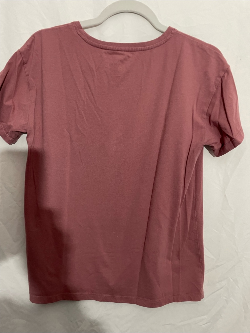 Janis Joplin 1969 Graphic Tee - Dusty Rose with Cream Print - Picture 2 of 3